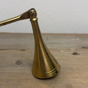 Vintage Brass Gold Candle Snuffer Extinguisher